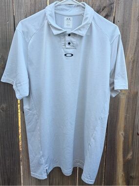 Oakley Men's Performance Polo with Black Logo Size Large